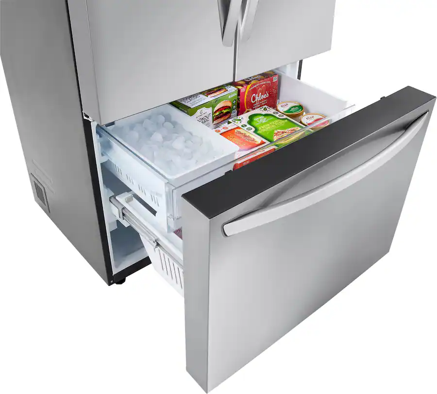 LG Counter-Depth MAX 26.5 Cu. Ft. French Door Smart Refrigerator with Internal Water Dispenser - Stainless Steel — image 4